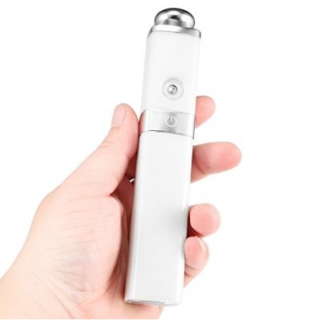 Portable Facial Mist Sprayer Machine for Face Skin Care Home Office Travel (WHITE)