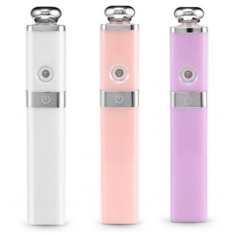 Portable Facial Mist Sprayer Machine for Face Skin Care Home Office Travel (WHITE)