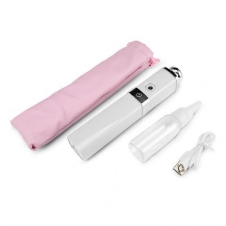 Portable Facial Mist Sprayer Machine for Face Skin Care Home Office Travel (WHITE)