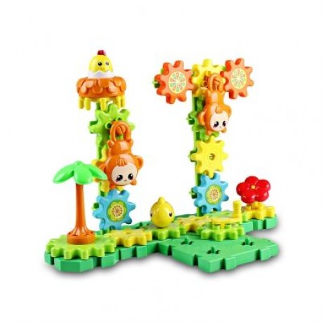 YOUZHI TS5303A - 2 54PCS Kids Assembled Gear Building Blocks Forest Toy  (MULTI)
