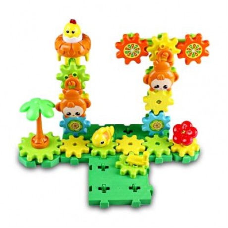 YOUZHI TS5303A - 2 54PCS Kids Assembled Gear Building Blocks Forest Toy  (MULTI)