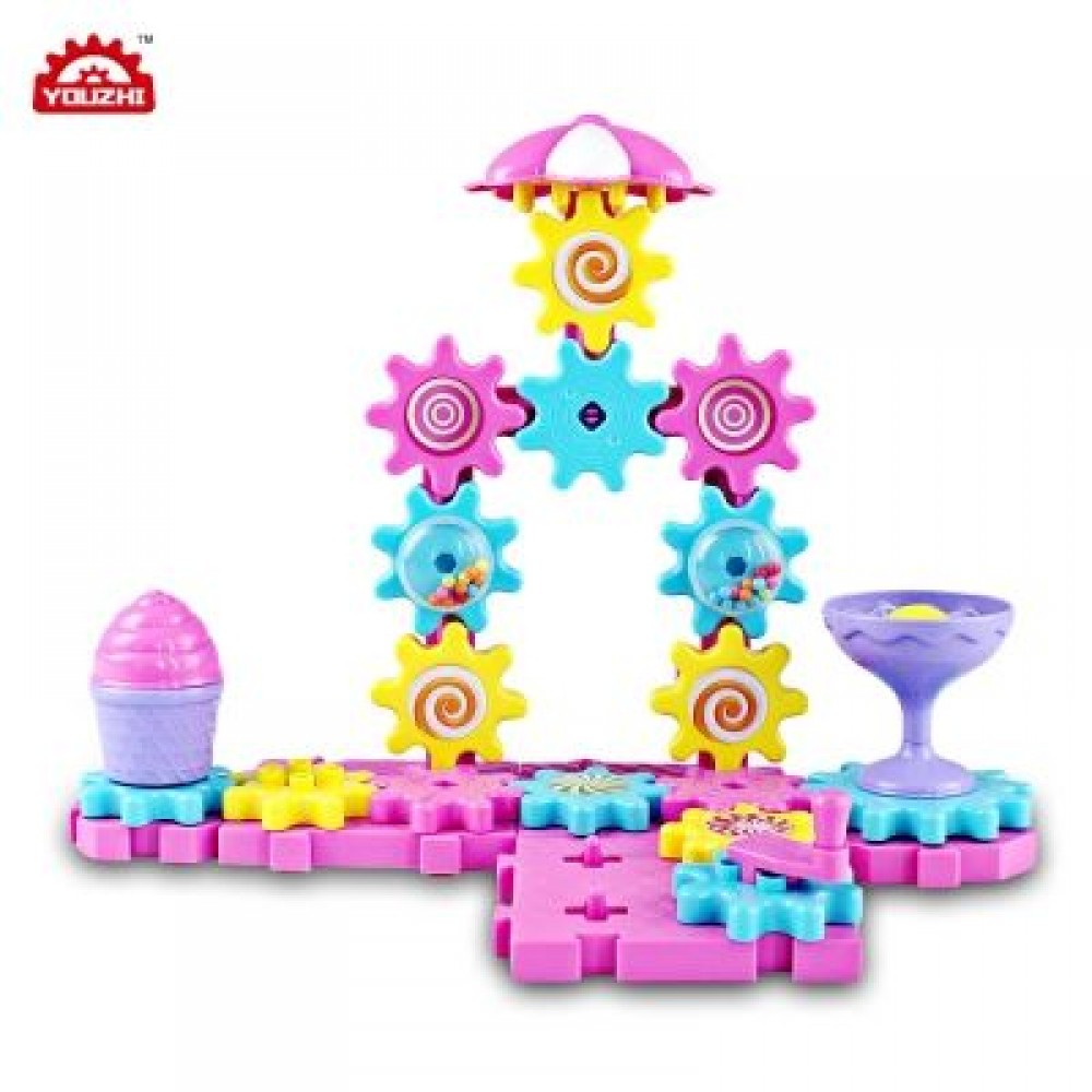 YOUZHI TS5203A - 2 48PCS Assembled Gear Building Blocks Candy Toys (MULTI)