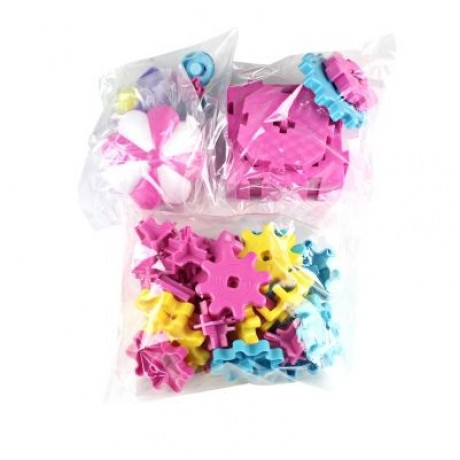 YOUZHI TS5203A - 2 48PCS Assembled Gear Building Blocks Candy Toys (MULTI)