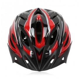 Deemount Cycling Helmet All-round Protection EPS Back Taillight Riding Device (BLACK)