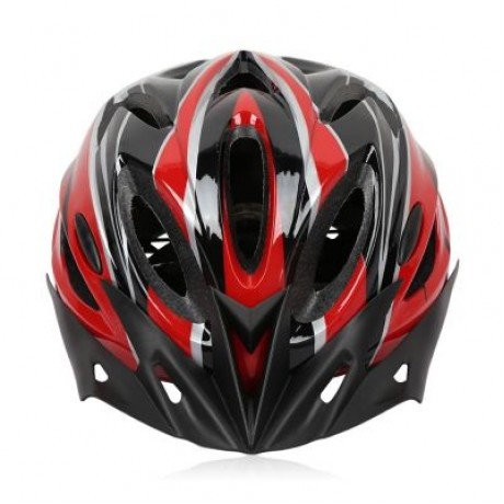 Deemount Cycling Helmet All-round Protection EPS Back Taillight Riding Device (BLACK)