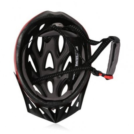 Deemount Cycling Helmet All-round Protection EPS Back Taillight Riding Device (BLACK)