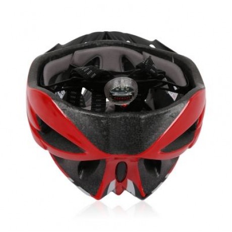 Deemount Cycling Helmet All-round Protection EPS Back Taillight Riding Device (BLACK)
