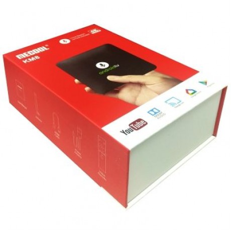 MECOOL KM8 Google Certified Android TV Box with Voice Remote Amlogic S905X Android 8.0 2GB
