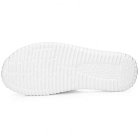 Unisex Trendy Hole Slippers Garden Beach Clogs Rain Outdoor Sandals (WHITE)