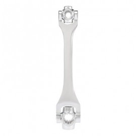 Universal Socket Sleeve Alloy Wrench 8 - 19mm Dual Head Repairing Tool (SILVER)