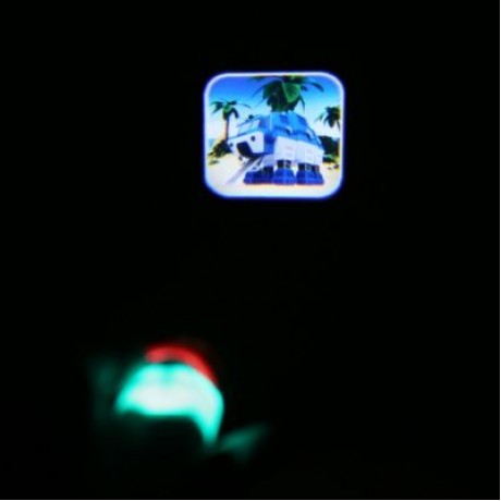 Flashlight Projector Sleep Story Slide Light Lamp Educational Toy (BLUE)