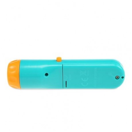 Flashlight Projector Sleep Story Slide Light Lamp Educational Toy (BLUE)