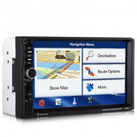 Rectangle 7021G 7 inch Car MP5 Player Bluetooth FM Radio GPS with Built-in Map (BLACK)