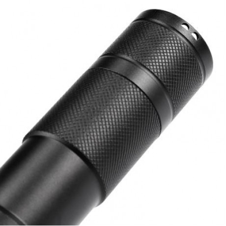 PROBE SHINY TG - S144 Ultra Bright Zoomable LED Flashlight (BLACK)