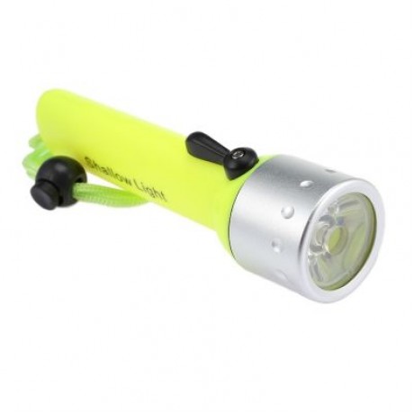 PROBE SHINY Diving Lamp Flashlight Underwater Light Torch (GREEN YELLOW)