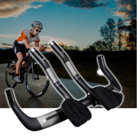 Carbon Fiber Road Bike Handlebar Breaking Wind Bent Bar (MATTE BLACK)