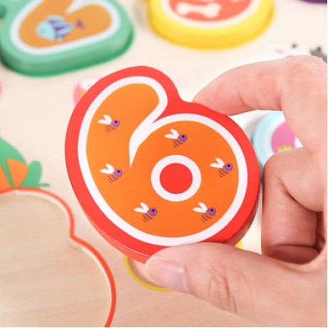 Topbright Jigsaw Puzzle Baby Toy Gift for Intelligence Improvement  (MULTI-A)