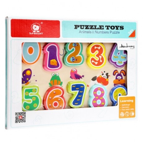 Topbright Jigsaw Puzzle Baby Toy Gift for Intelligence Improvement  (MULTI-A)