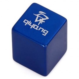 2PCS ALUMINUM ALLOY MATERIAL SQUARE SHAPED BIKE TYRE AIR VALVE CAP (BLUE)