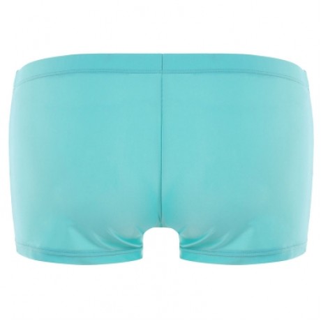 Daisy Printed Empire Waist Handkerchief Tankini (LIGHT SEA GREEN)