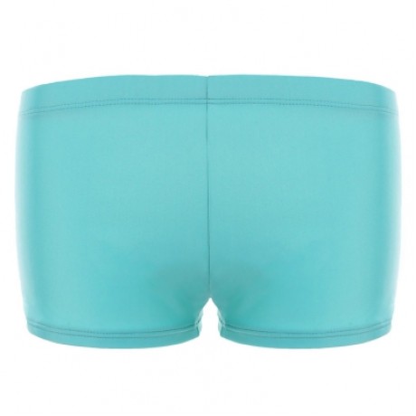 Daisy Printed Empire Waist Handkerchief Tankini (LIGHT SEA GREEN)