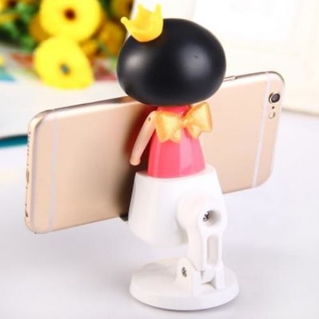 APRIL DOOL ROTATABLE CAR HOLDER FOR IPHONE 6 / 6 PLUS SAMSUNG S6 HTC GPS GLASSES (PINK)