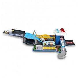 WinTek E5018 Assembled Police Station Alloy Vehicles Construction Set Toy (DODGER BLUE)