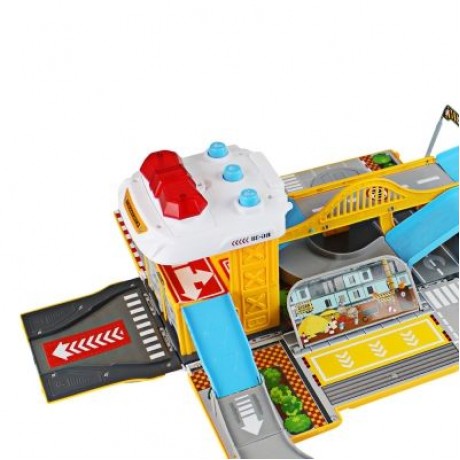 WinTek 5018 Assembled Track Engineering Vehicles Construction Set Toy (YELLOW)