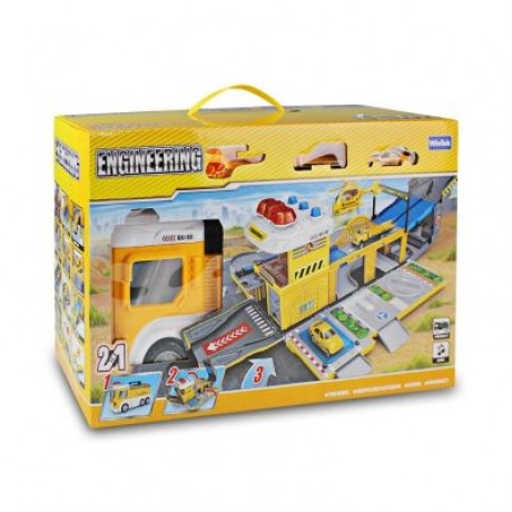 WinTek 5018 Assembled Track Engineering Vehicles Construction Set Toy (YELLOW)
