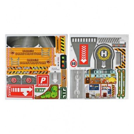 WinTek 5018 Assembled Track Engineering Vehicles Construction Set Toy (YELLOW)