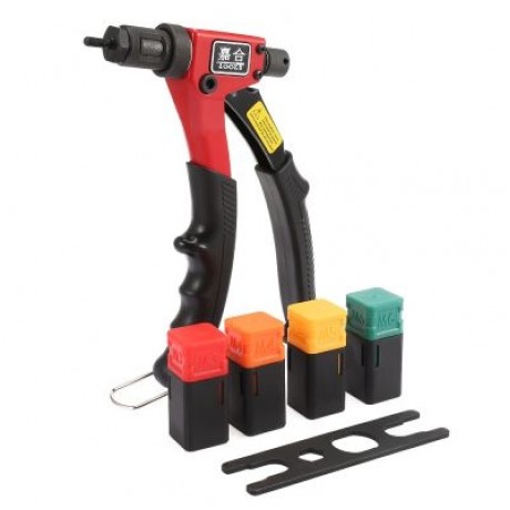 BT603 Manual Rivet Nut Gun Hand Riveter Riveting Tool M3 / M4 / M5 / M6 (RED)