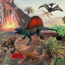 New Creative Dinosaur Model Toy Table Decoration Special Kids Gift 4pcs (MULTI-A)