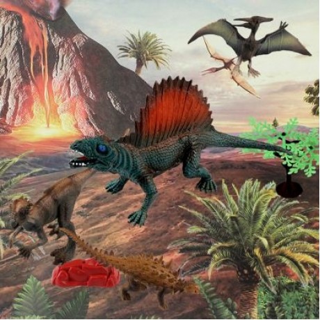 New Creative Dinosaur Model Toy Table Decoration Special Kids Gift 4pcs (MULTI-A)