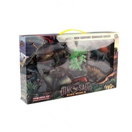 New Creative Dinosaur Model Toy Table Decoration Special Kids Gift 4pcs (MULTI-A)