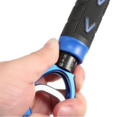 BL - 014 Aluminum Alloy Fishing Lip Gripper Grabber Fish Holder Weight Scale (BLUE)