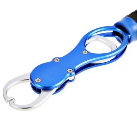 BL - 014 Aluminum Alloy Fishing Lip Gripper Grabber Fish Holder Weight Scale (BLUE)