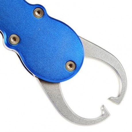 BL - 014 Aluminum Alloy Fishing Lip Gripper Grabber Fish Holder Weight Scale (BLUE)