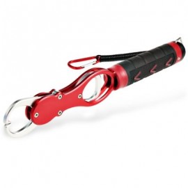 BL - 014 Aluminum Alloy Fishing Lip Gripper Grabber Fish Holder Weight Scale (RED)