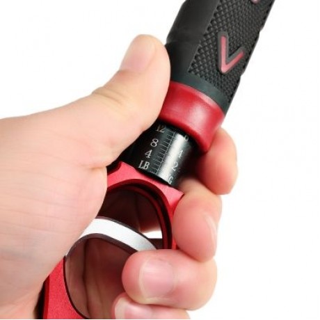 BL - 014 Aluminum Alloy Fishing Lip Gripper Grabber Fish Holder Weight Scale (RED)