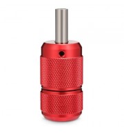 27MM Aluminum Alloy Self-locking Anti-slip Touch Tattoo Grip for Machine Needles (RED)