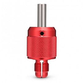 27MM Aluminum Alloy Self-locking Anti-slip Touch Tattoo Grip for Machine Needles (RED)