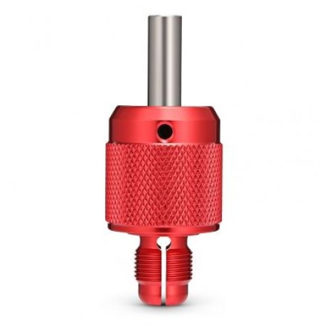 27MM Aluminum Alloy Self-locking Anti-slip Touch Tattoo Grip for Machine Needles (RED)