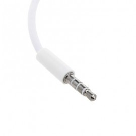 Gocomma 3.5MM Audio Splitter Connector 1 to 2 Adapter for Earphones / Headphones (WHITE)