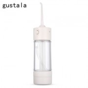 gustala LV190S Portable Manual Oral Irrigator Water Flosser Dental Spa (WHITE)