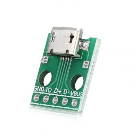 Landa Tianrui LDTR - ZK015 Micro USB to DIP Female Type B Chip Adapter Board (MULTI)