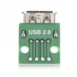 landa tianrui LDTR - ZK012 Type A Female USB to 2.54mm DIP Adapter Modules (GREEN)