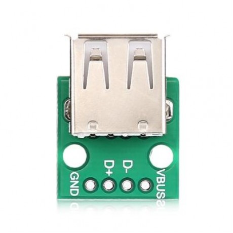 landa tianrui LDTR - ZK012 Type A Female USB to 2.54mm DIP Adapter Modules (GREEN)