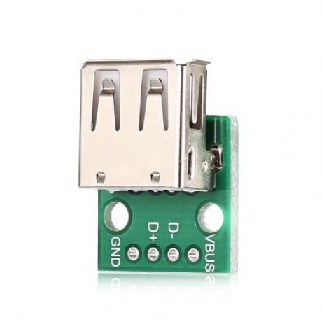 landa tianrui LDTR - ZK012 Type A Female USB to 2.54mm DIP Adapter Modules (GREEN)