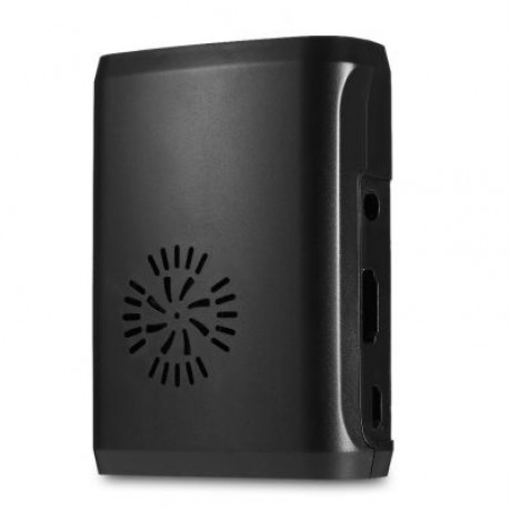 landa tianrui LDTR - WG0075 ABS Enclosure Box   Cooling Fan Kit for Raspberry (BLACK)
