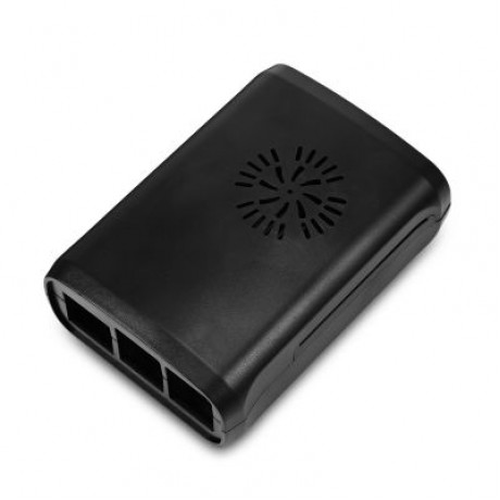 landa tianrui LDTR - WG0075 ABS Enclosure Box   Cooling Fan Kit for Raspberry (BLACK)